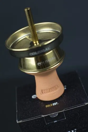 Kohlekaminaufsatz Colonial Gold