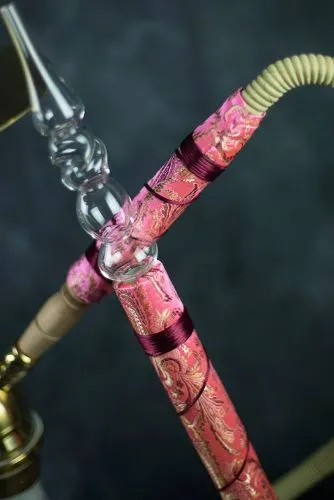 aljamal goatskin tube Pink Red mouthpiece