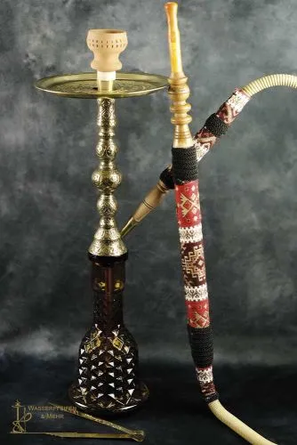 Elmas nargile 628 amber rot-schwarz