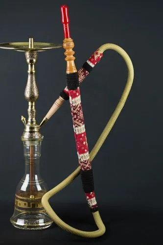 elmas XXL Lederschlauch Rot Schwarz