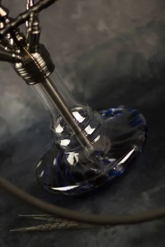 INVI Tesseract Edelstahl Gun Metal Blue Ice Bowl