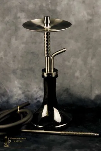 Ocean Hookah Cane "S" Small Black Midnight
