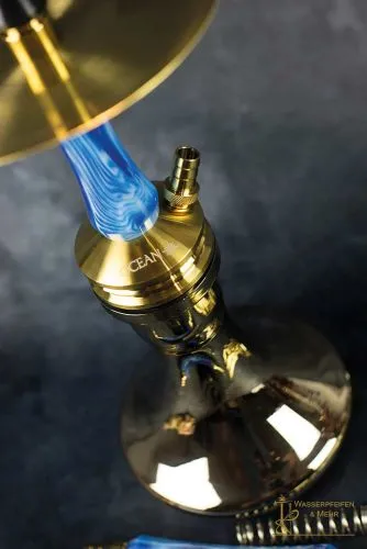 Ocean Hookah Kaif S Gold Blue