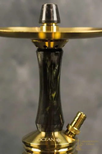 Ocean Hookah Kaif S „Small“ Gold Onyx Gold Säule Ventil