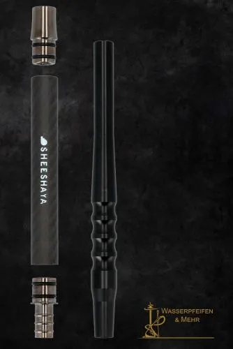 Sheeshaya Fusion Mundstück Travel Set Gun Metal