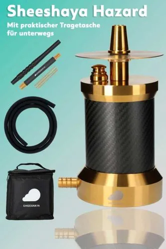 Sheeshaya Hazard Gold Edelstahl Outdoor