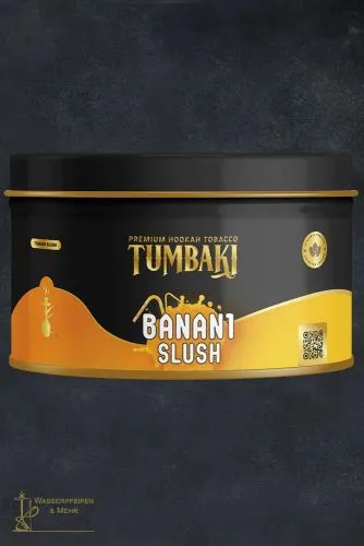 Tumbaki Premium Hookah Tobacco Banana1 Slush - 200g