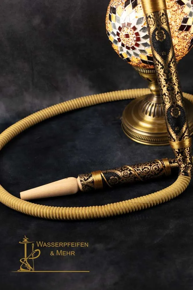 aljamal Kaffeehausschlauch Golden Black