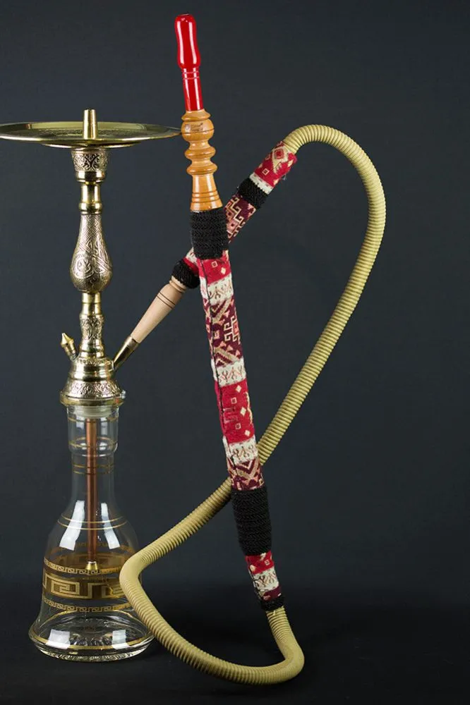 elmas XXL Lederschlauch Rot Schwarz