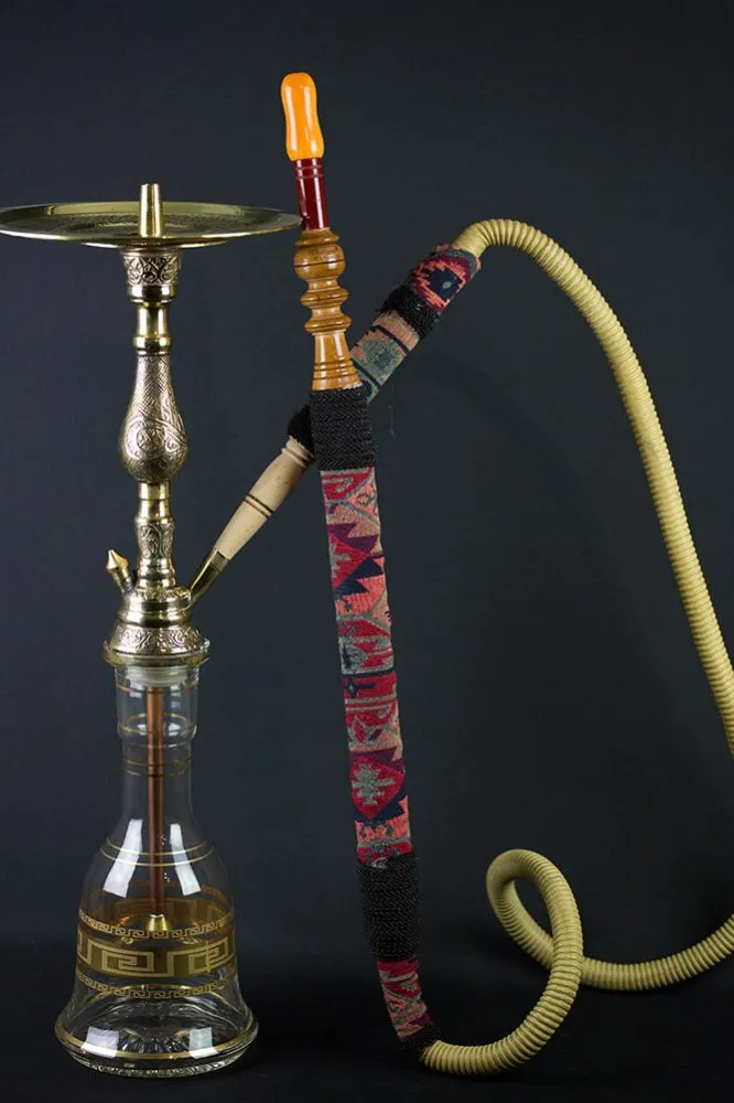 elmas XXL Lederschlauch Rot Grau