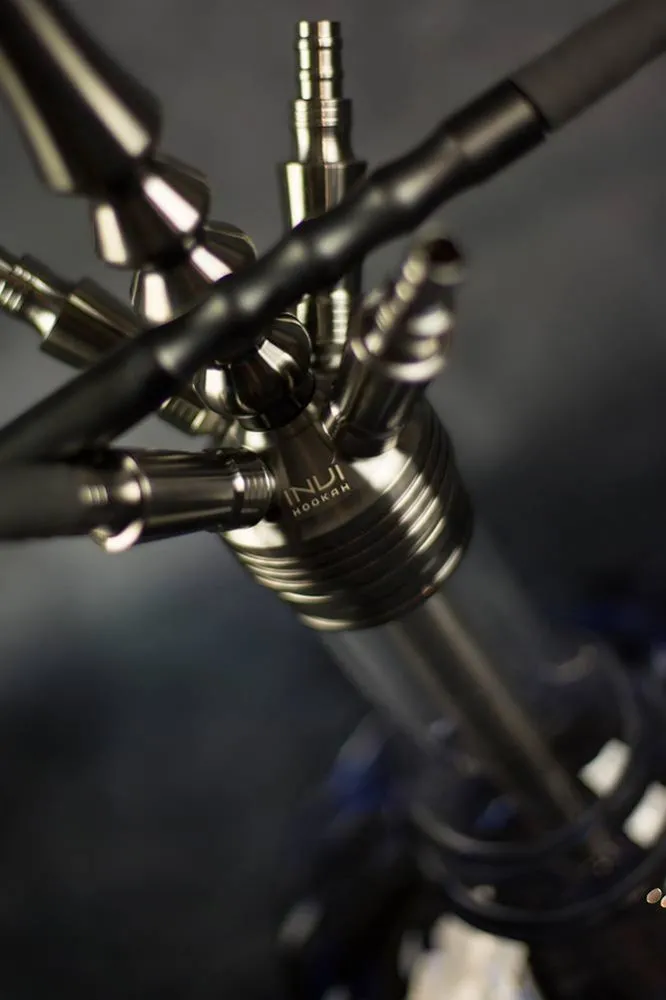 INVI Tesseract Edelstahl Gun Metal Blue Ice Base