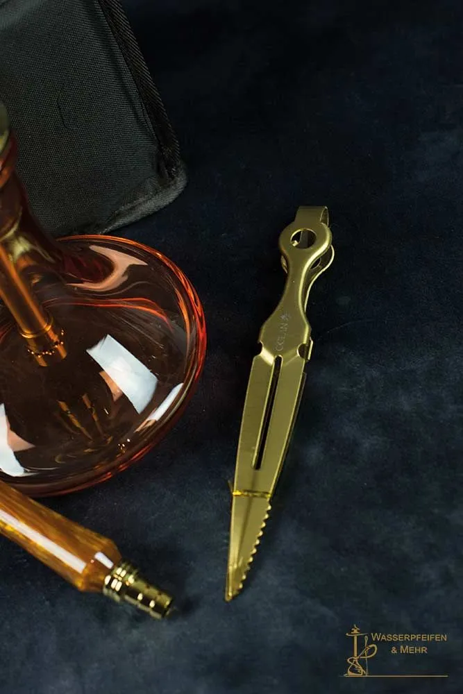 Ocean Hookah Kaif S „Small“ Brass Coffee Polished