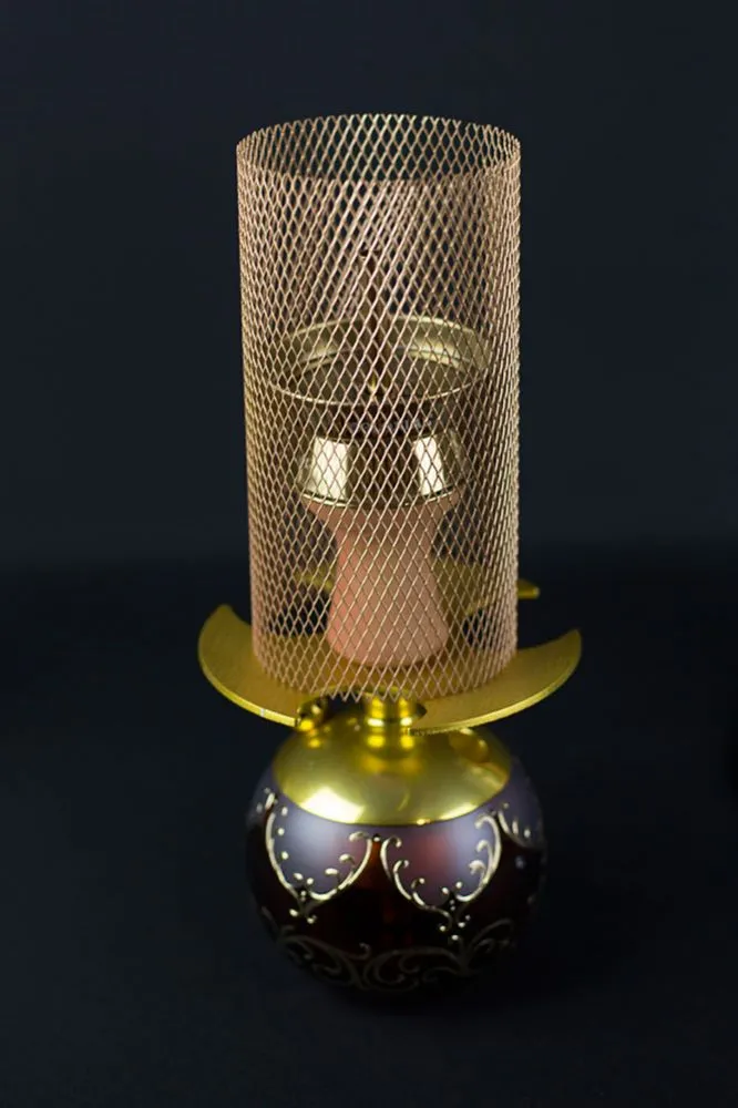 Shisha Windschutzgitter Gold