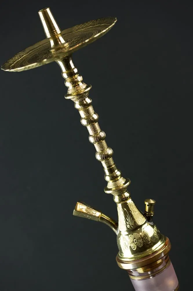 syrische Shisha Messing rose