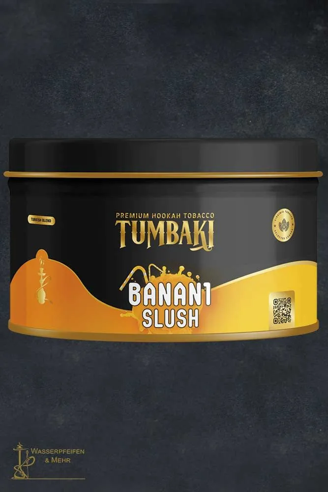 Tumbaki Premium Hookah Tobacco Banana1 Slush - 200g