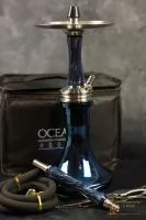 Ocean Hookah Kaif S „Small“ Steel Topas Blue Chrome
