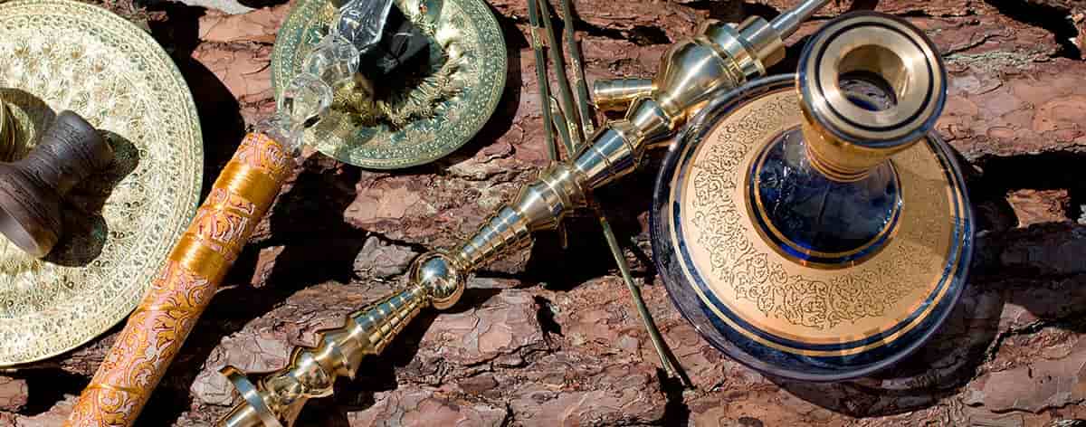 traditionelle Shisha Wasserpfeifen
